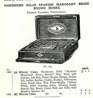 Paints: Mahogany Brass Bound Box