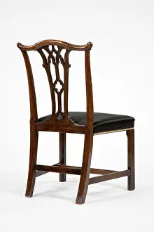 Horsehair: Mahogany side chair