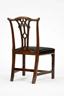 Horsehair: Mahogany side chair