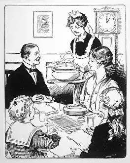 Housemaids: MAID BRINGS LUNCH