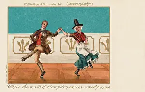 Sweetly: While the Maid of Llangollen smiles sweetly on me
