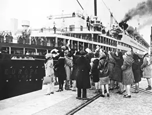 Bremen: Maiden voyage of the Europa, 1930