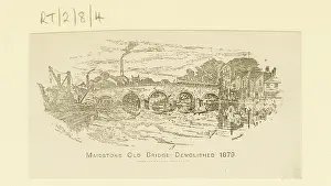 Wharves: Maidstone Old Bridge-demolished 1879
