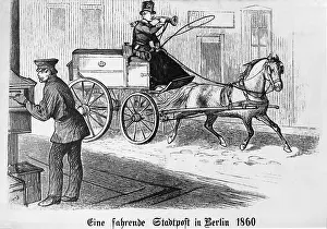 Empties: Mail car in Berlin, 1860
