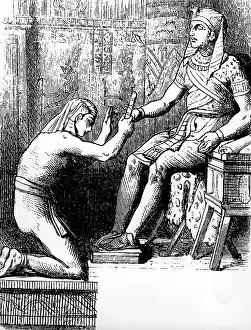 Pharao: mail / post, ancient world, Egypt, messenger