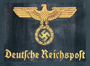 Reichspost: mail / post, emblem, German Reichspost, 1933