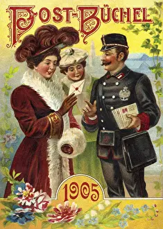 Bland: mail / post, Post-Buchel, brochure for post costumer
