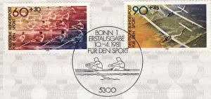Pfennig: mail / post, postage stamps, German Federal Post