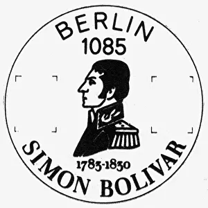 Bolivar: mail, postmarks, East Germany, first day issue