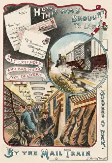 Sacks: Mail train carrying letters to London from towns