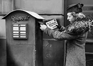 Gartenlaube: Mailbox of the Reichspost, 1934