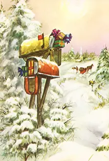 Stuffed: Mailboxes with Presents