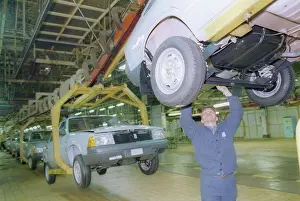 Volkov: Main assembling line of Moskvich Automobile Factory, 1997