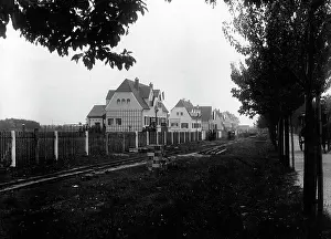 Nursed: Main building of the Heimatdank in Leipzig, 1917