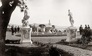 Sutro: Main Drive, Sutro Heights, San Francisco, California, 1886