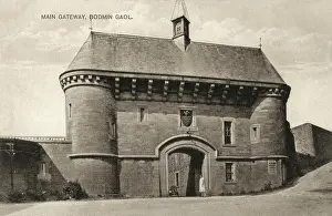 Bodmin: Main gateway, Bodmin Gaol, Cornwall