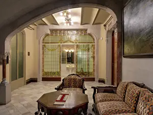 Font: Main living room, Casa Alegre de Sagrera, Terrassa, Catalonia