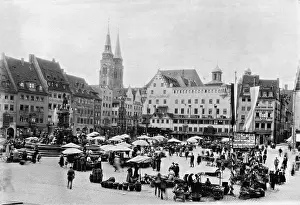 Sebald: Main Market in Nuremberg, 1916
