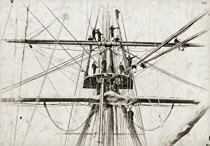 Saida: Main mast of the sloop Saida