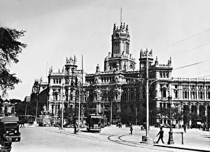 Palacio: Main post office building in Madrid, 1930