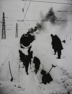 Avalanches: The main railway line in the Arlberg