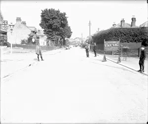 Surfacing: Main Road, Sidcup about to be tarmaced