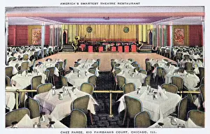 Chez: The main room of Chez Paree nightspot, Chicago, USA, 1930s