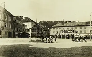 Plazas: Main square in Bruck an der Mur
