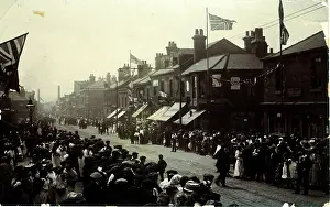 Pork: Main St - King George VII Procession, Mexborough, Yorkshire