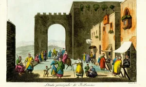 Sepolcro: Main street in Bethlehem, 1800s