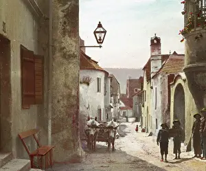 Wachau: The main street in Duernstein