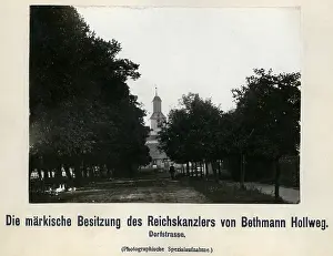 Bethmann: Main street in Hohenfinow, 1909