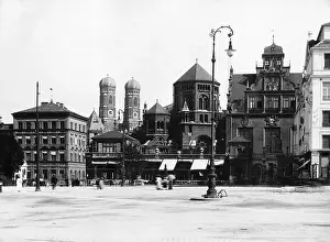 Karlsplatz: The main synagogue in Munich, 1911