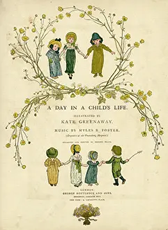 Myles: Main title page design, A Day in a Child's Life