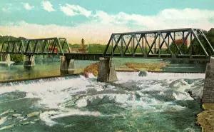 Waterville: Maine Central Bridge. Waterville