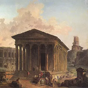 Nimes: The Maison Carre, at Nimes