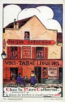 Tabac: Maison Catherine Restaurant, Montmartre, Paris, France