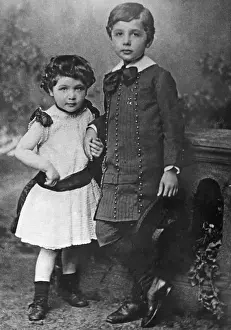 Einstein: Maja and Albert Einstein, 1885