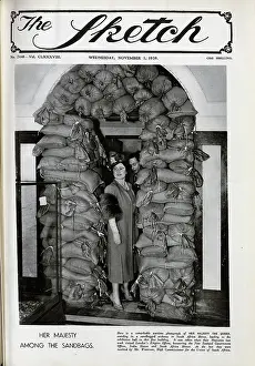 Iln - Consolidated Archive Holdings Ltd - Project: Her Majesty, the Queen amongst sandbags