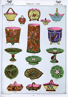 Baskets: Majolica Ware, Plate 68