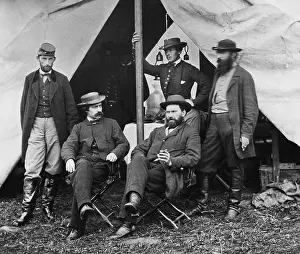 Pinkerton: Major Allan Pinkerton and colleagues of the