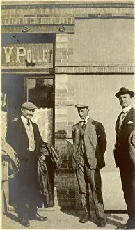 Mans: Major B.F.S. Baden-Powell, Wilbur Wright and Hon C.S. Rolls