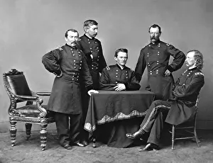 Lcgr1901: Major Gen. Philip Sheridan and the staff of