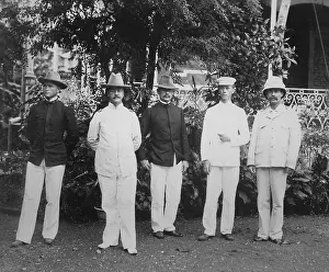 Lcgr1706: Major General Arthur MacArthur (2nd from left) and