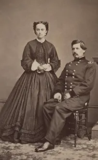 Lcgr1809: Major General George McClellan seated next