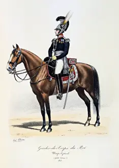 Histoire: Major General of the King's guard, 1815. From