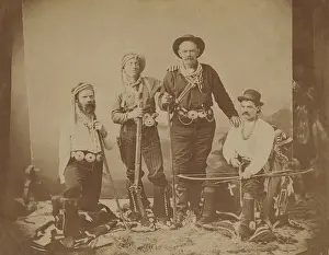 Interpreters: Major John Wesley Powell (left) poses with