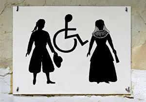 Pictogram: Majorcan Toilet sign