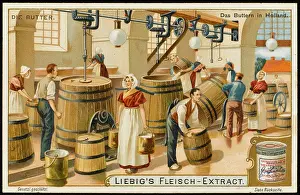 Churning: MAKING BUTTER, HOLLAND