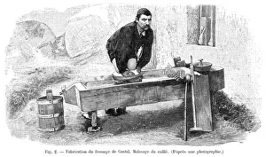 Curds: MAKING CANTAL 1897